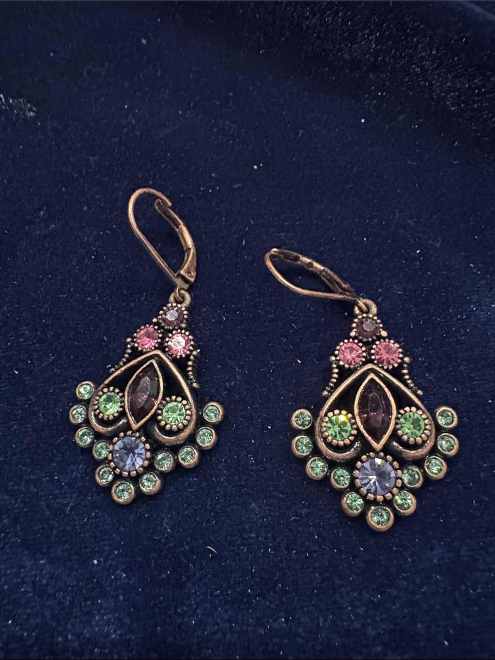 VTG Premier Designs Victorian Revival Chandelier Earrings